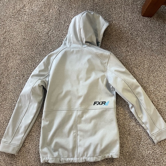 Women’s fxr grey softshell jacket - Picture 3 of 3